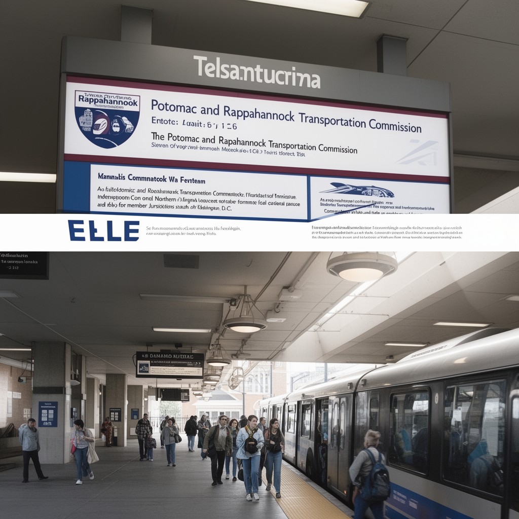 AI-generated illustration of Potomac and Rappahannock Transportation Commission