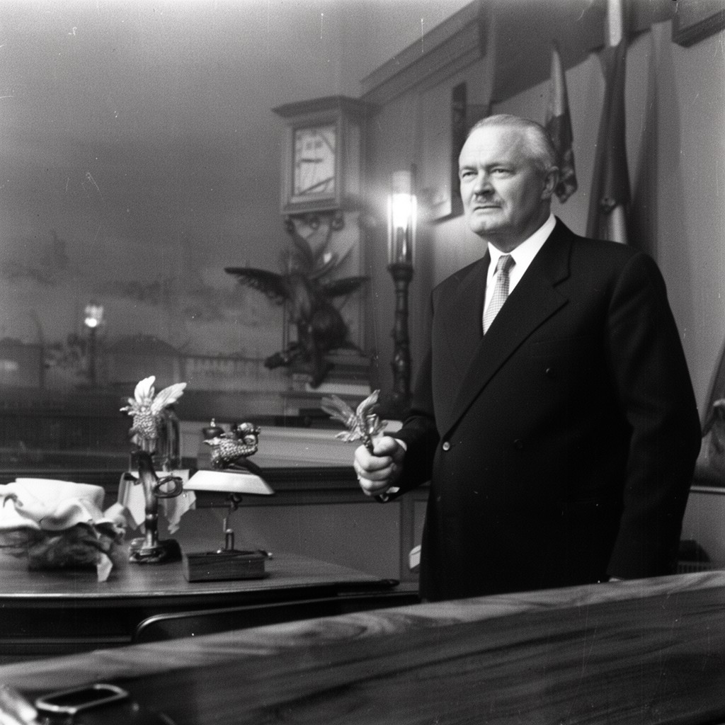 AI-generated illustration of President of Czechoslovakia