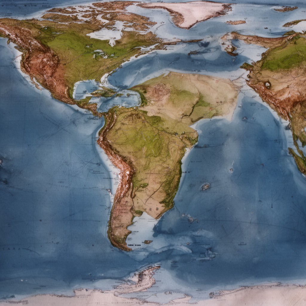 AI-generated illustration of Latin America