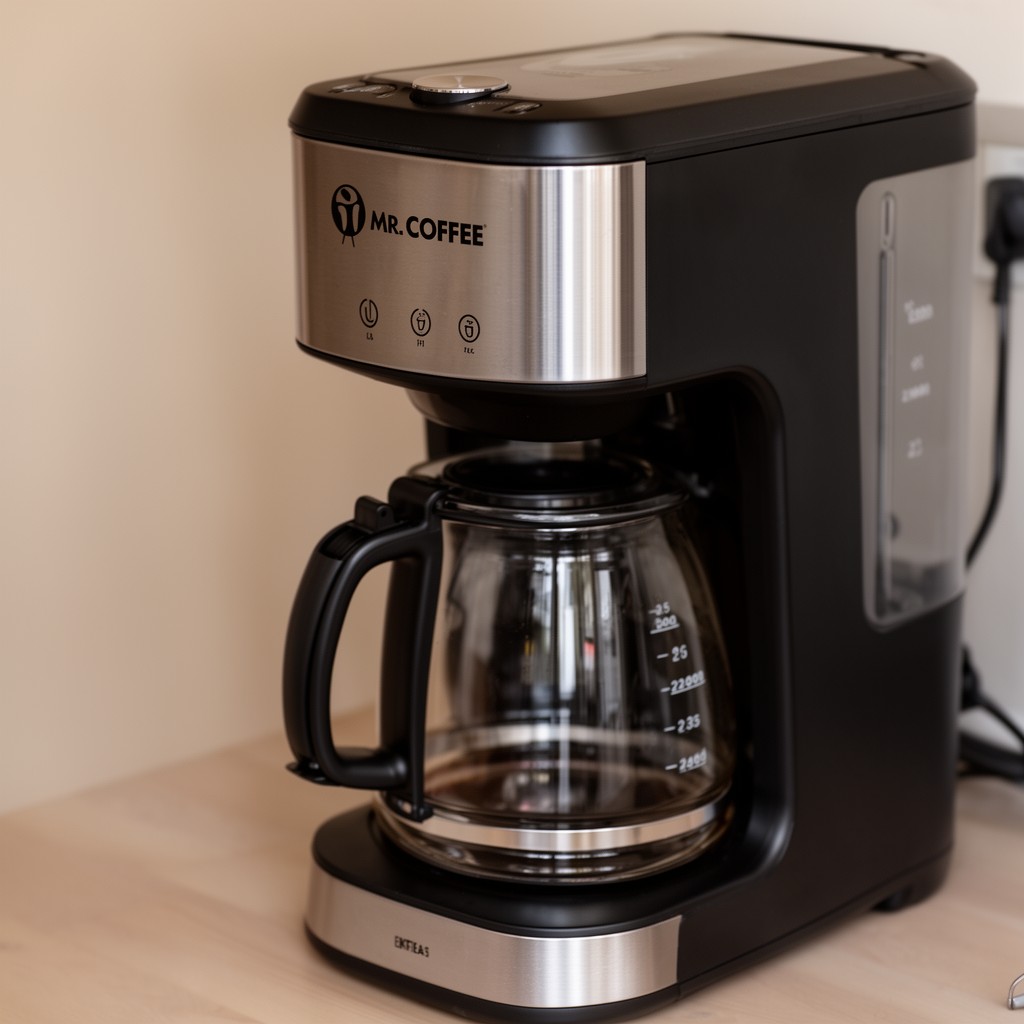 AI-generated illustration of Mr. Coffee