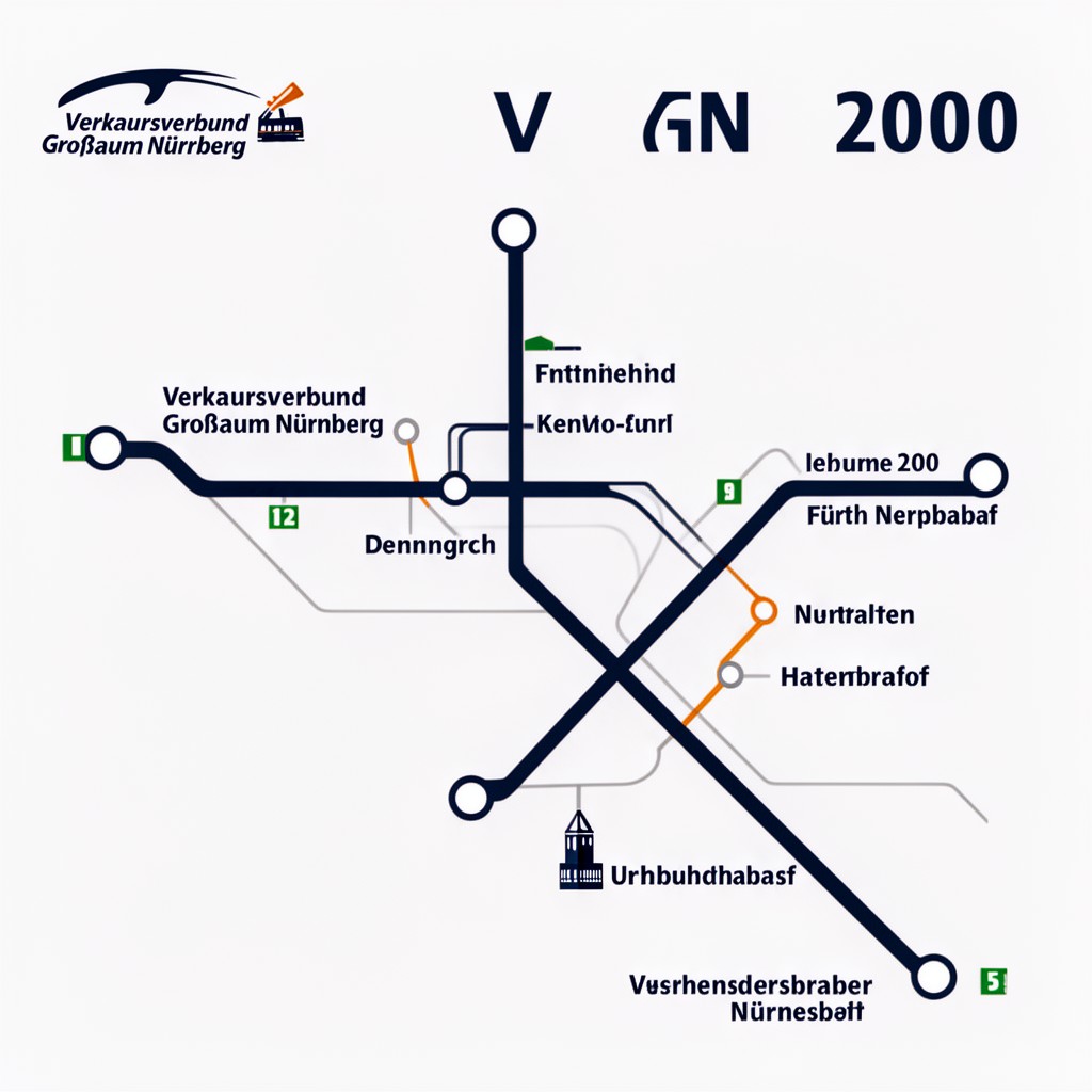 AI-generated illustration of VGN fare zone 200