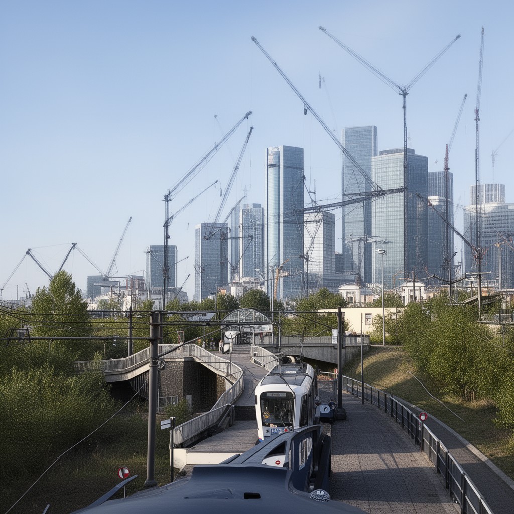 AI-generated illustration of Verkehrsverbund Großraum Nürnberg