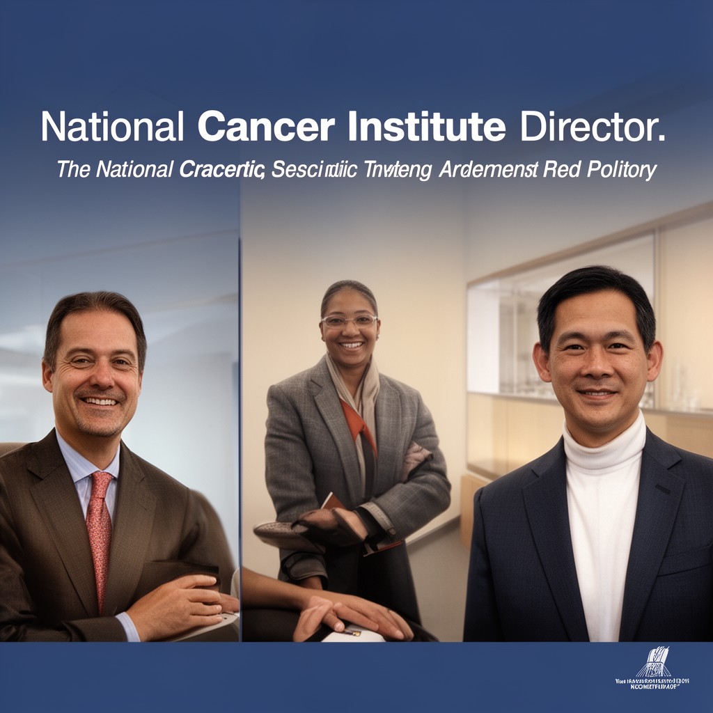 AI-generated illustration of National Cancer Institute director