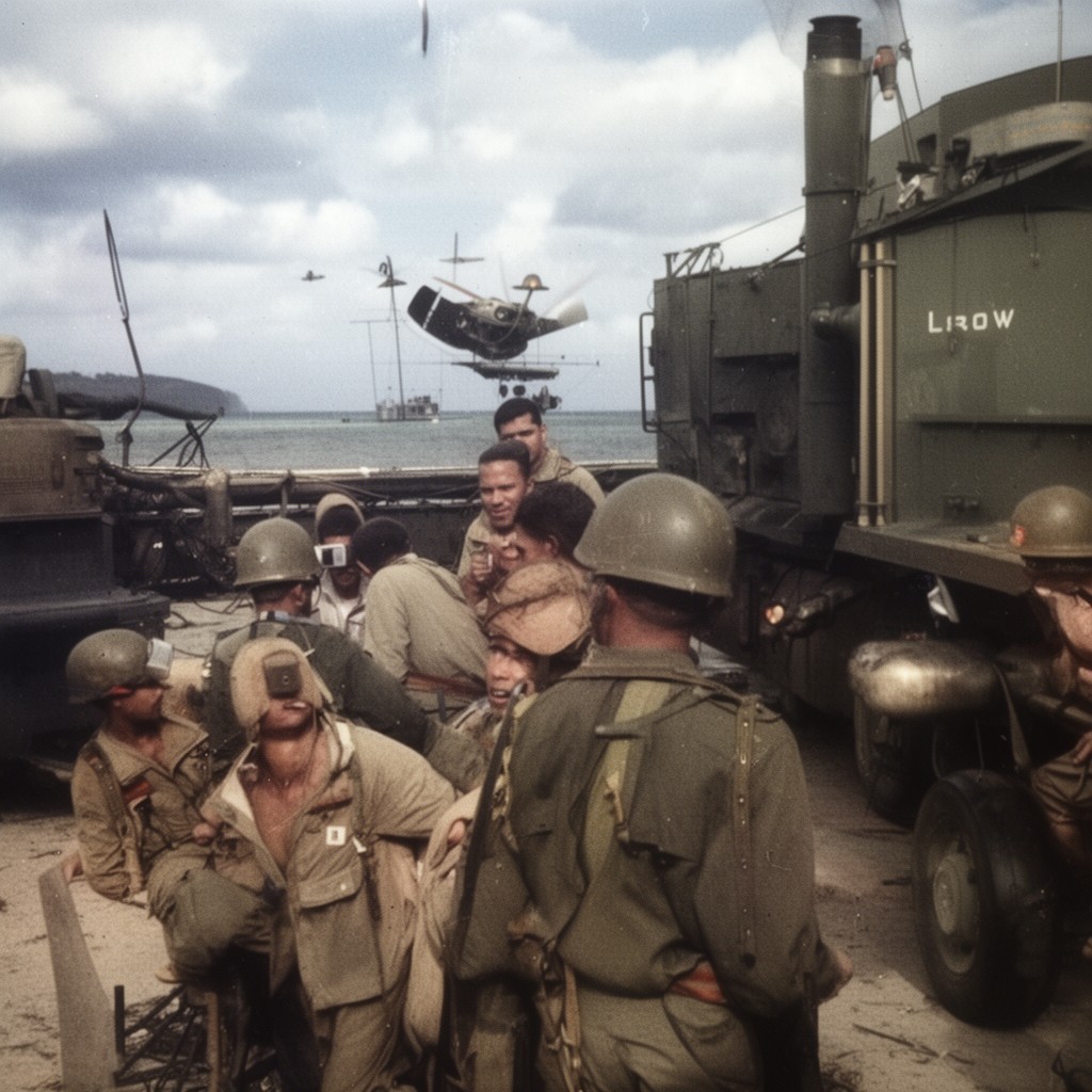 AI-generated illustration of Operation Zapata