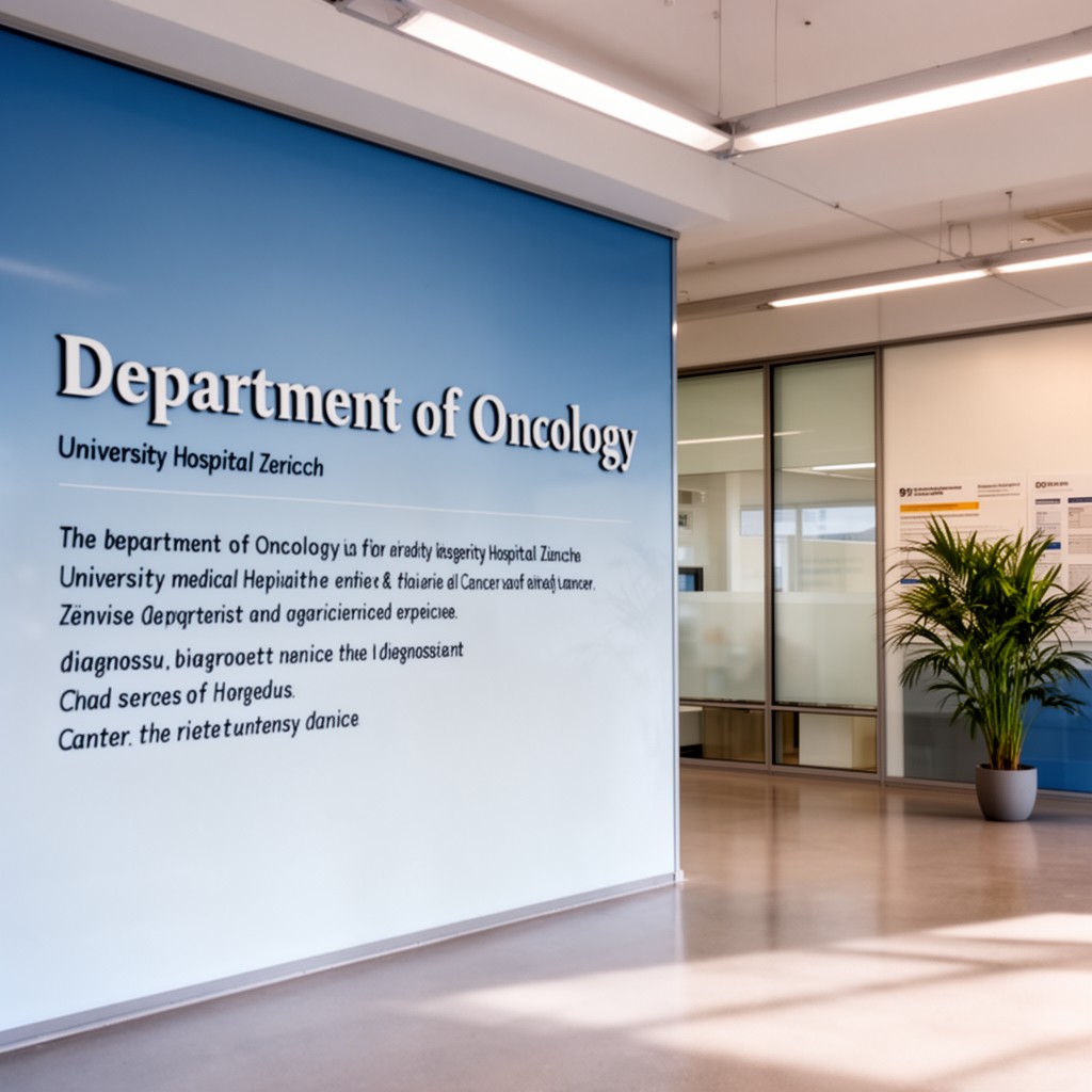 AI-generated illustration of Department of Oncology