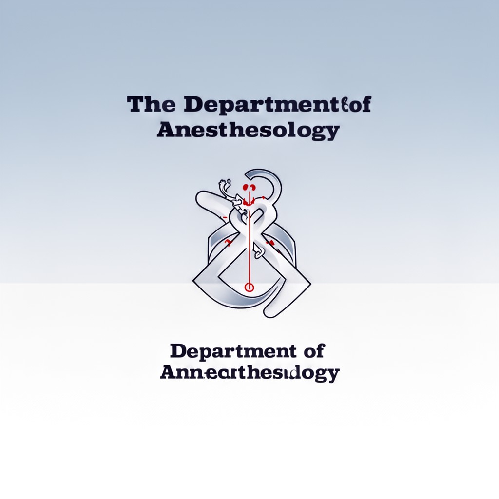 AI-generated illustration of Department of Anesthesiology