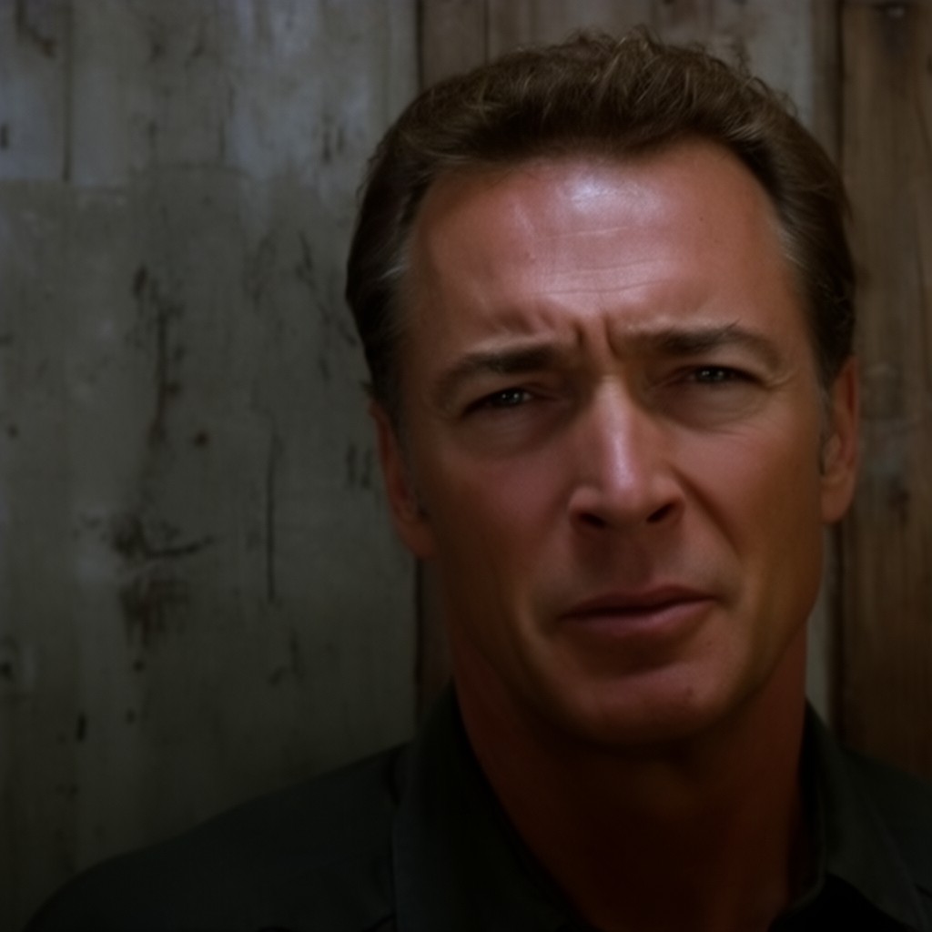 AI-generated illustration of Clint Eastwood as Frank Morris