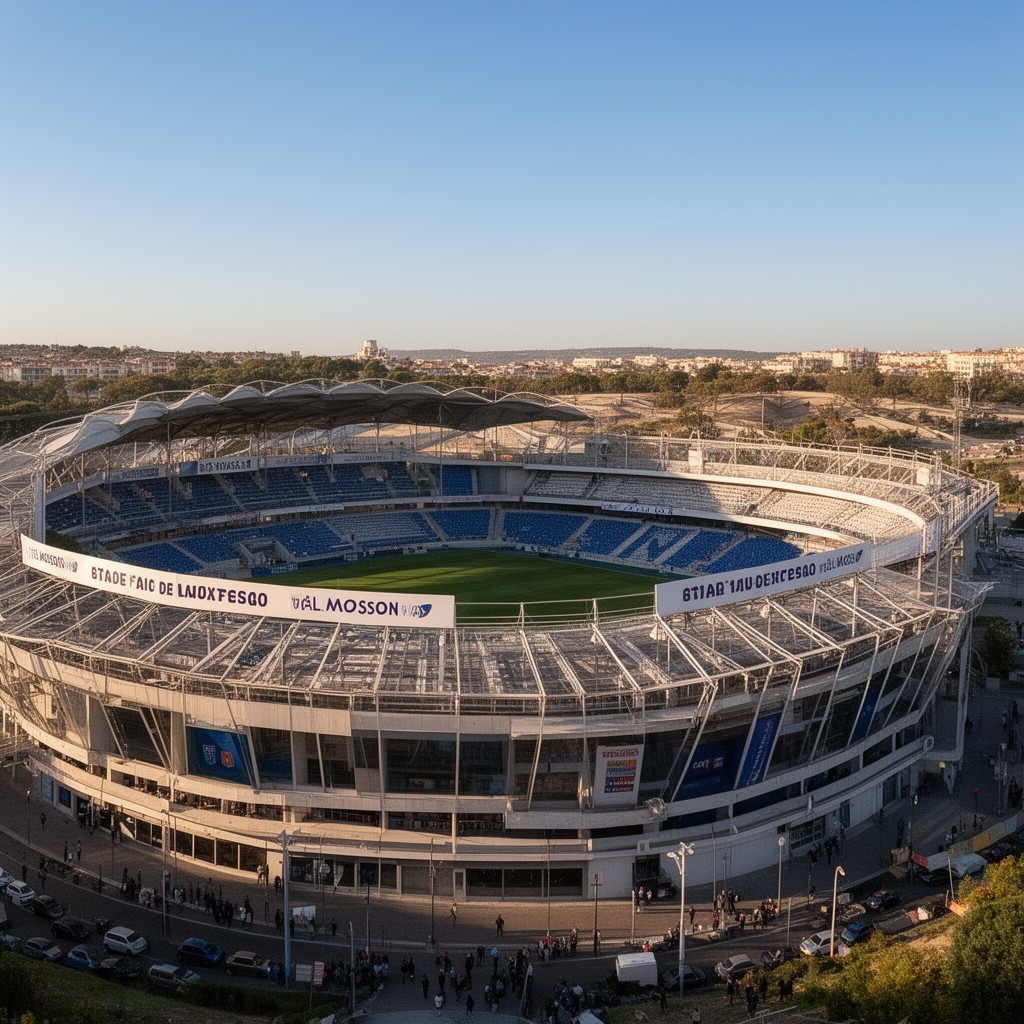 AI-generated illustration of Stade de la Mosson