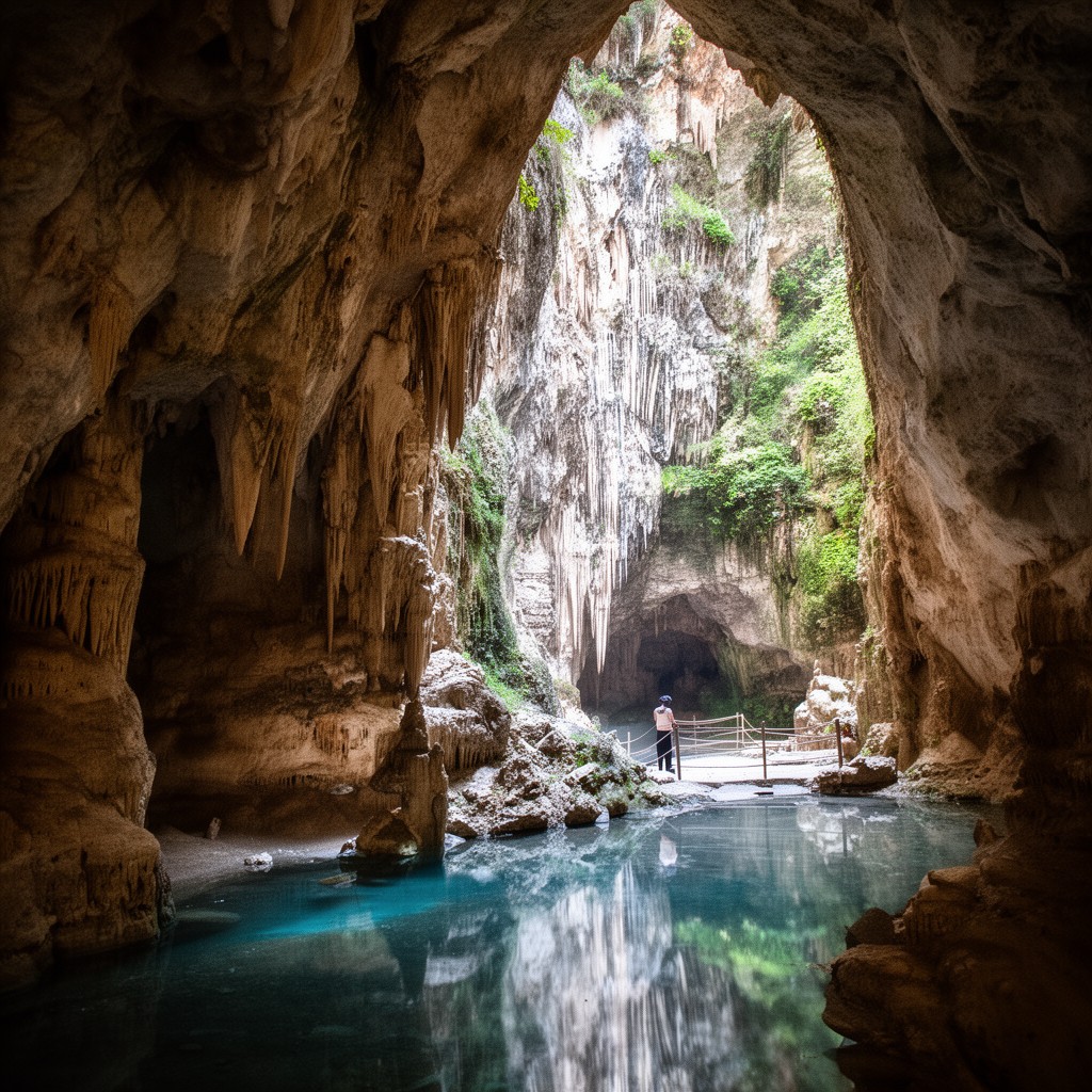 AI-generated illustration of Grotte de Clamouse