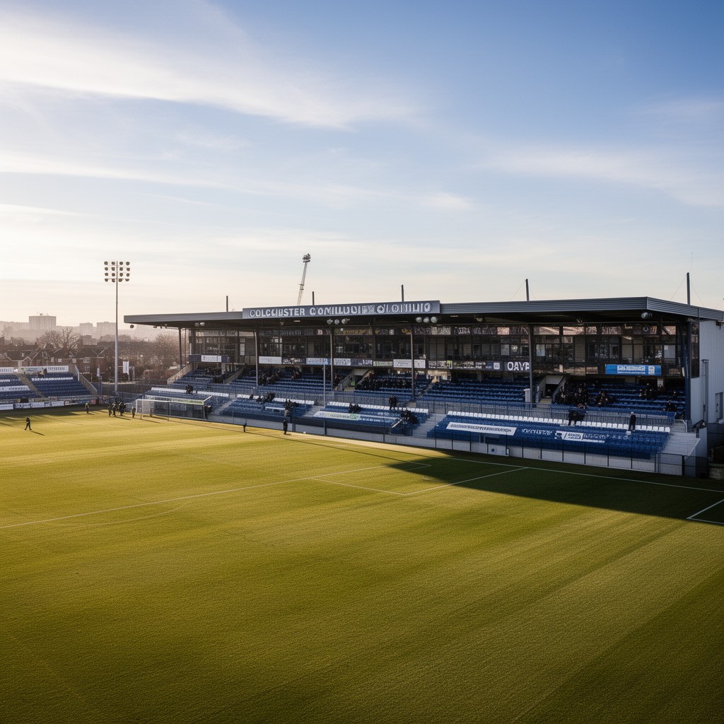 AI-generated illustration of Colchester Community Stadium