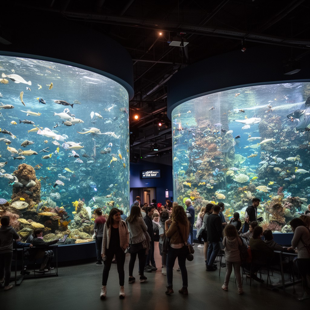 AI-generated illustration of Aquarium of the Bay