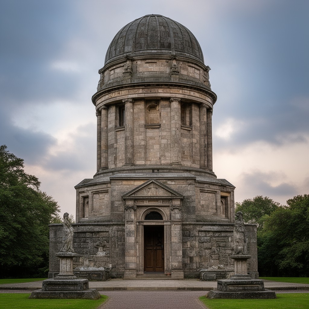 AI-generated illustration of Hamilton Mausoleum