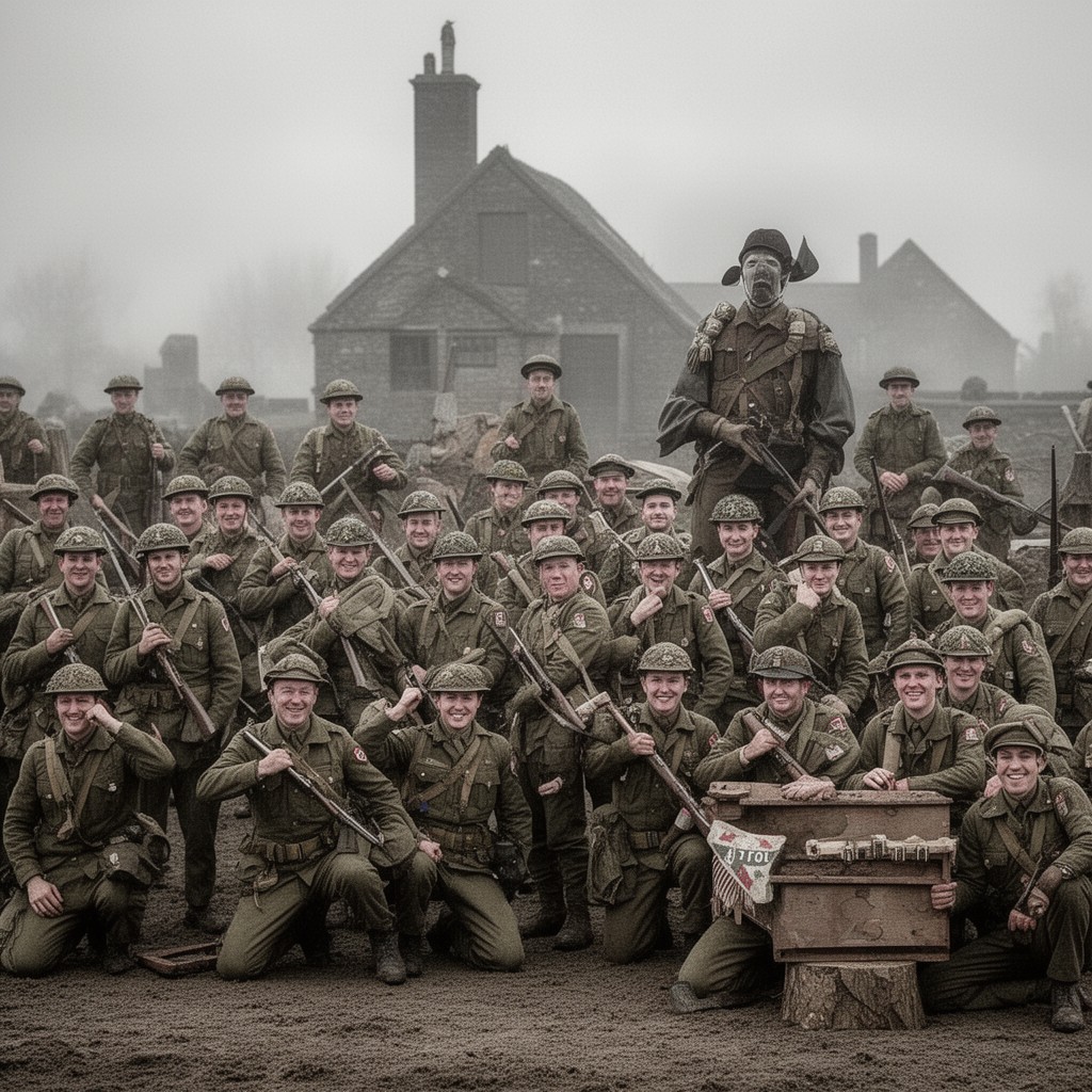 AI-generated illustration of 8th Battalion, Durham Light Infantry
