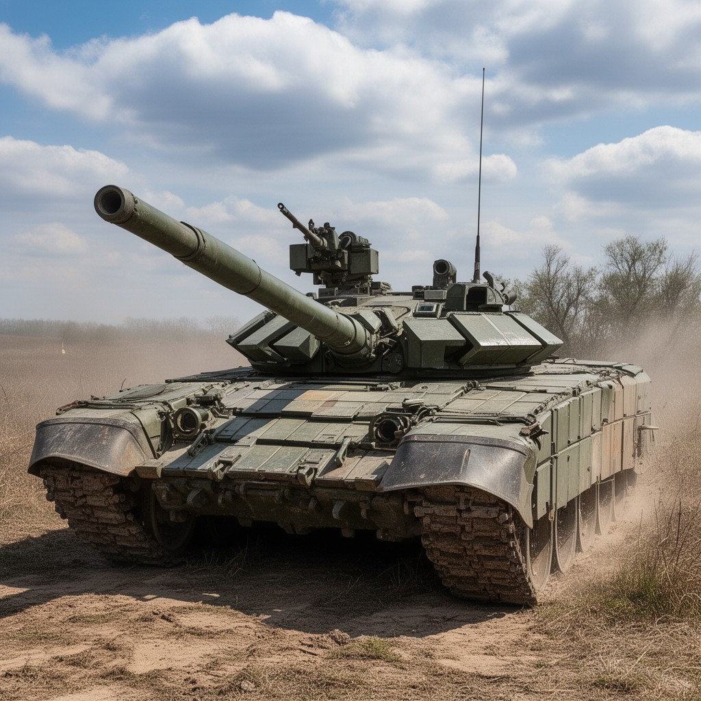 AI-generated illustration of T-72M1