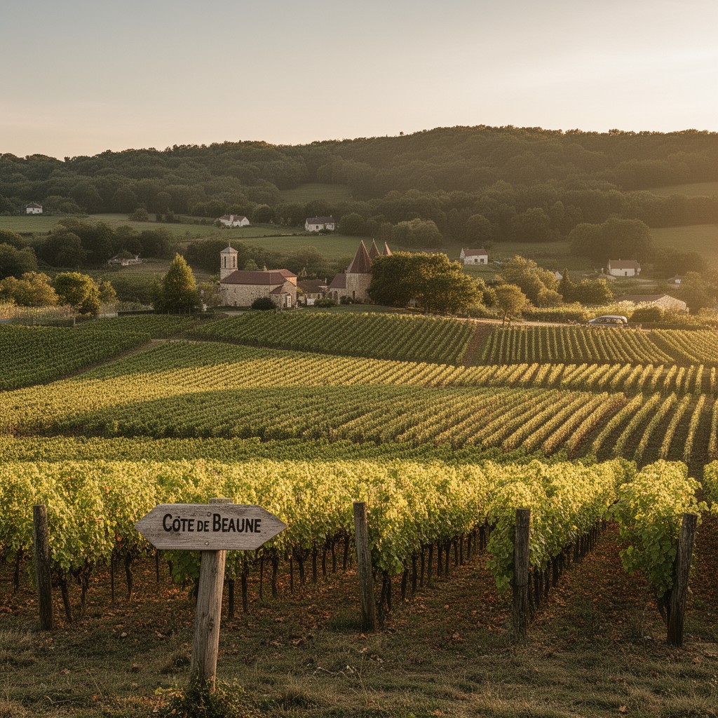 AI-generated illustration of Côte de Beaune