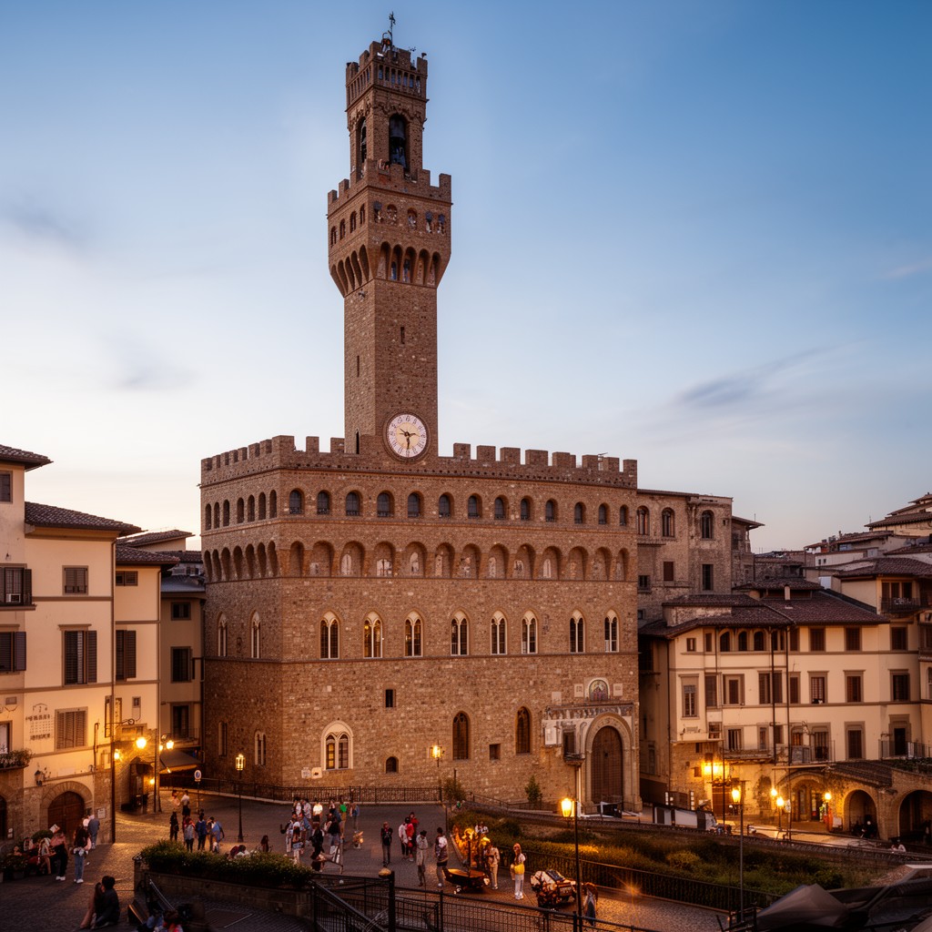 AI-generated illustration of Palazzo Vecchio