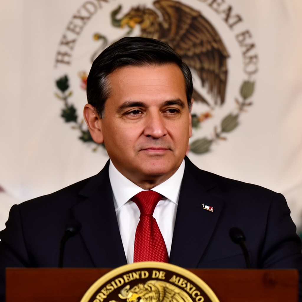 AI-generated illustration of President of Mexico