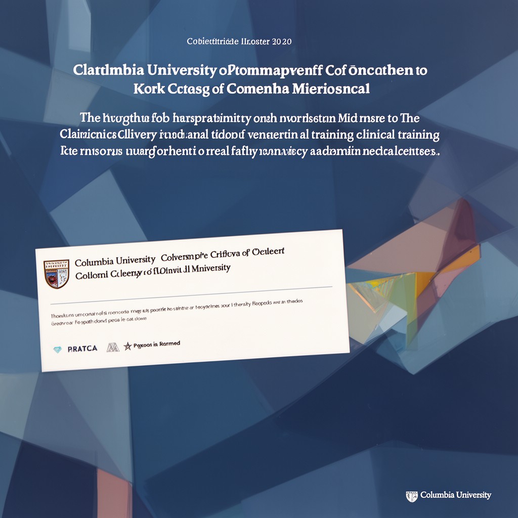 AI-generated illustration of Columbia University College of Dental Medicine