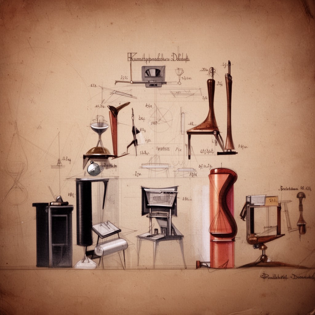 AI-generated illustration of Kunstgewerbeschule Düsseldorf