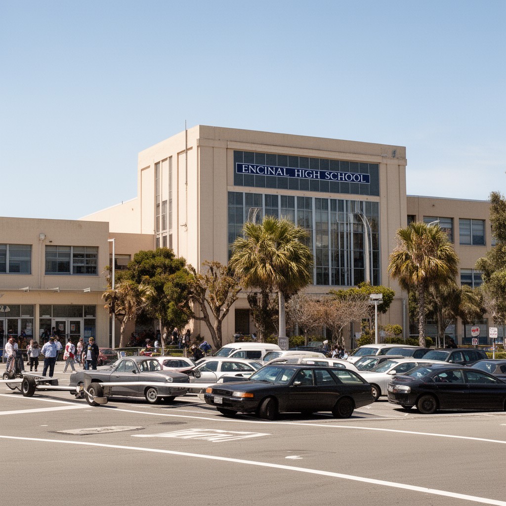 AI-generated illustration of Encinal High School