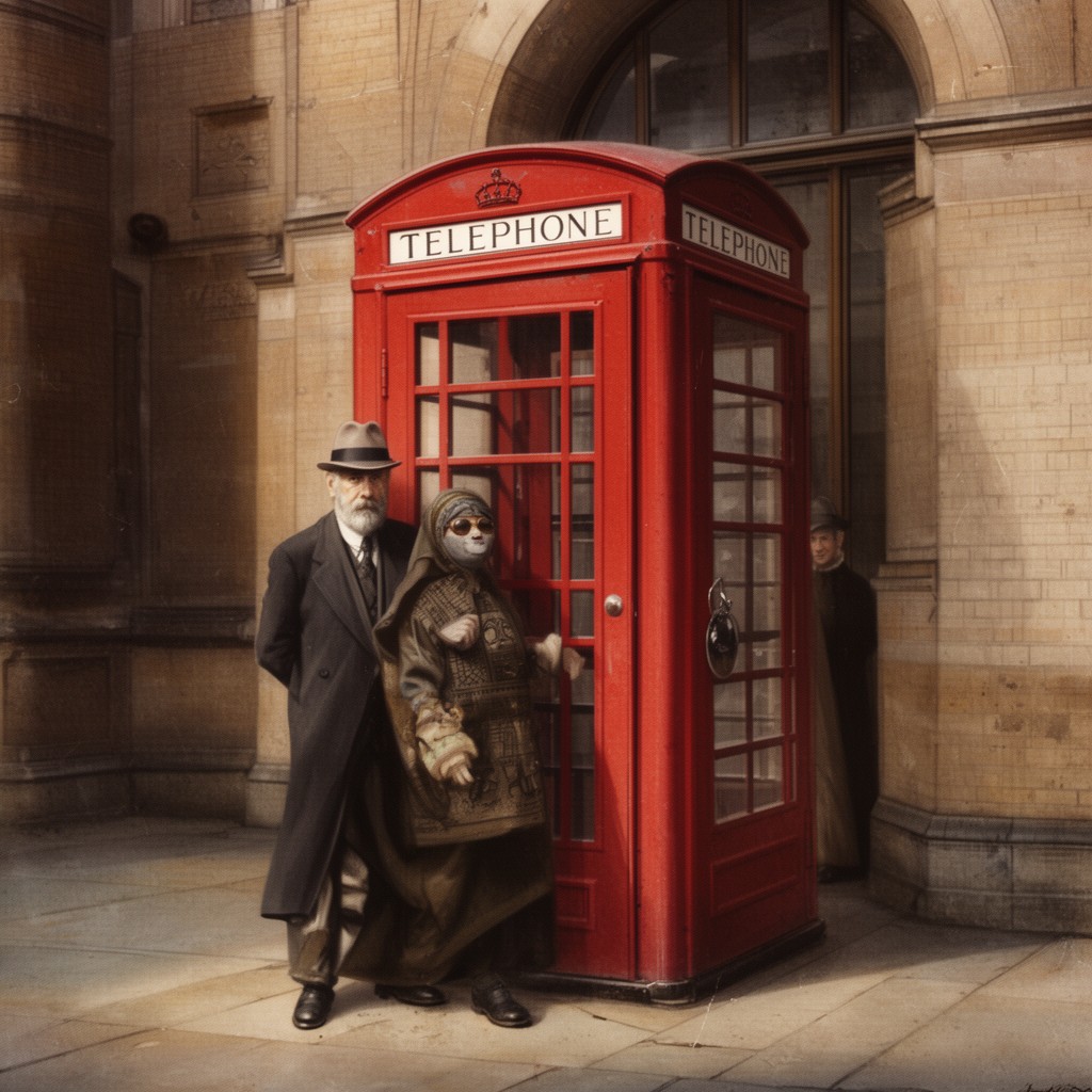 AI-generated illustration of Giles Gilbert Scott