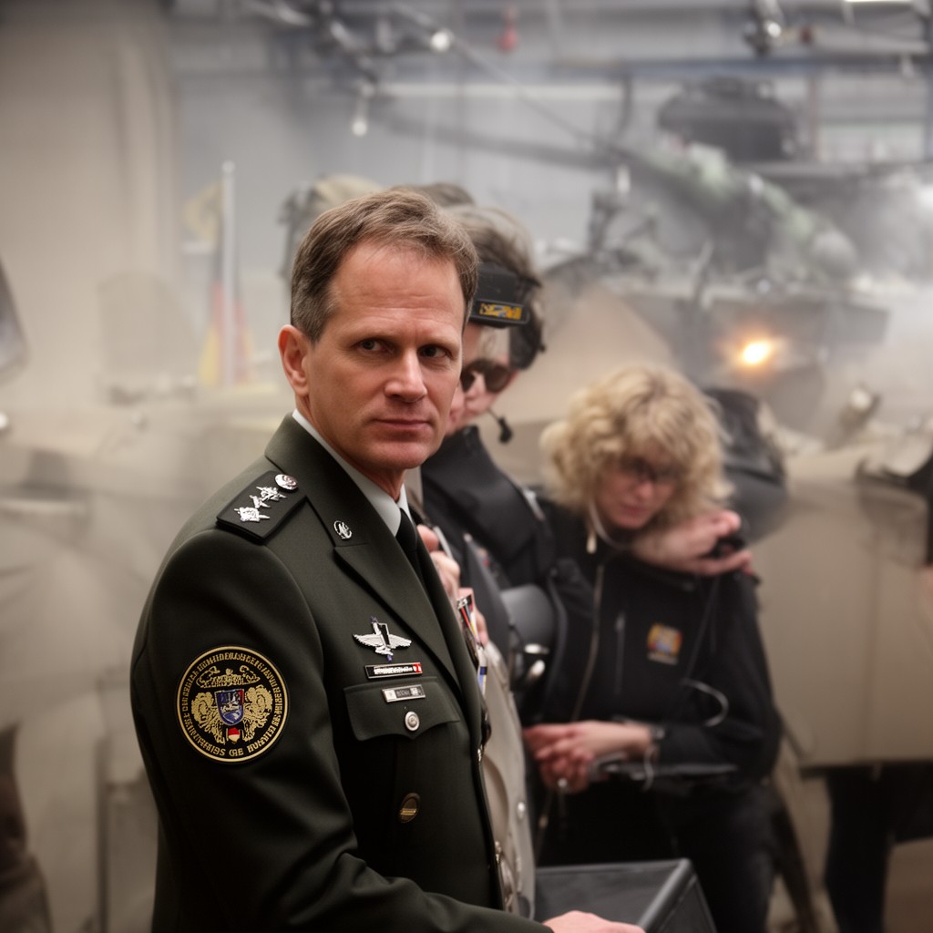 AI-generated illustration of Inspector General of the Bundeswehr