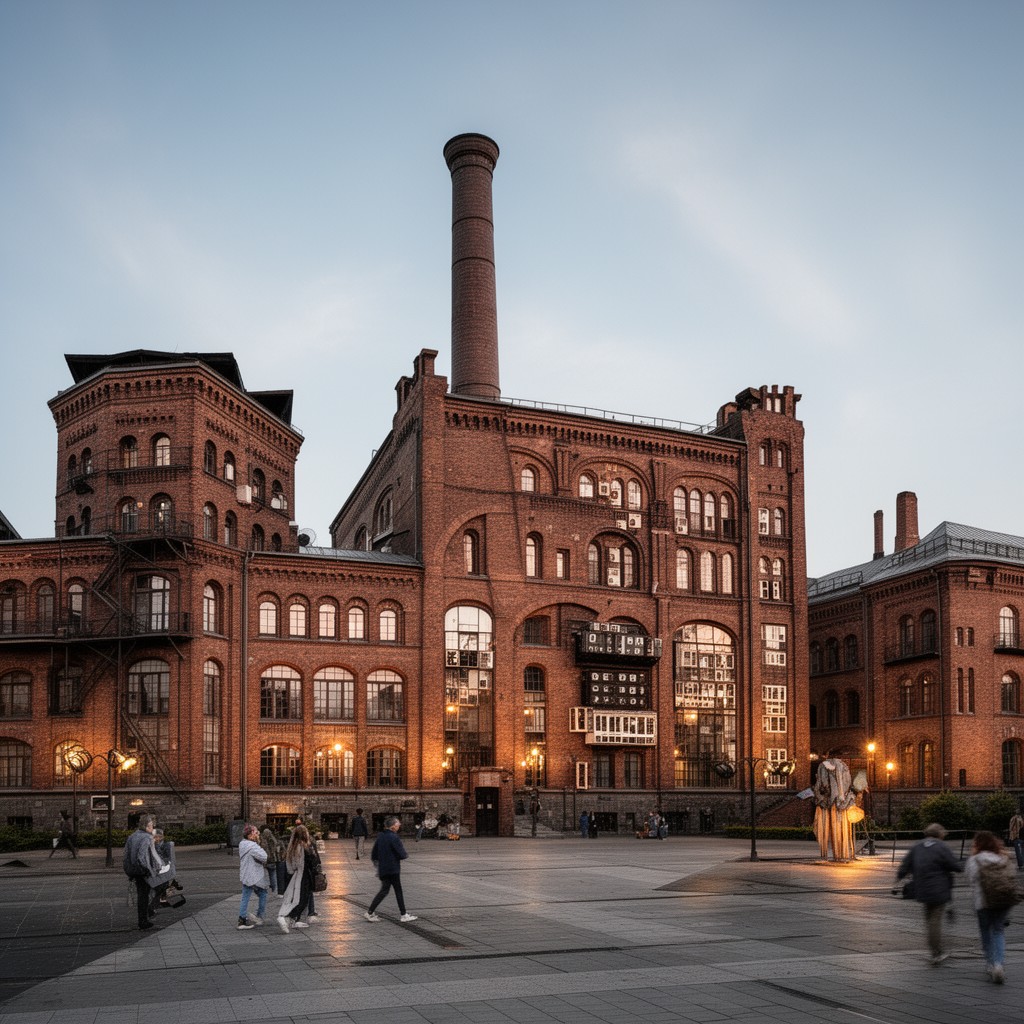 AI-generated illustration of EC1 Łódź