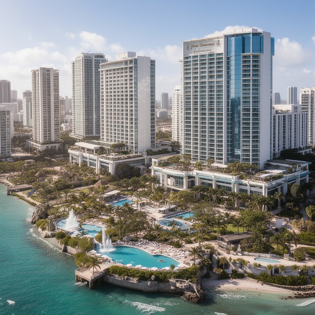 AI-generated illustration of Four Seasons Hotel Miami