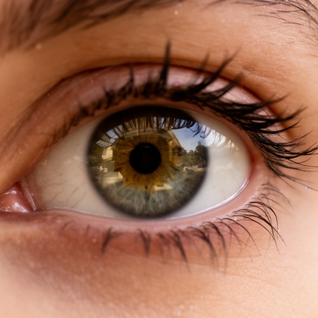 AI-generated illustration of Reflections in a Jaundiced Eye
