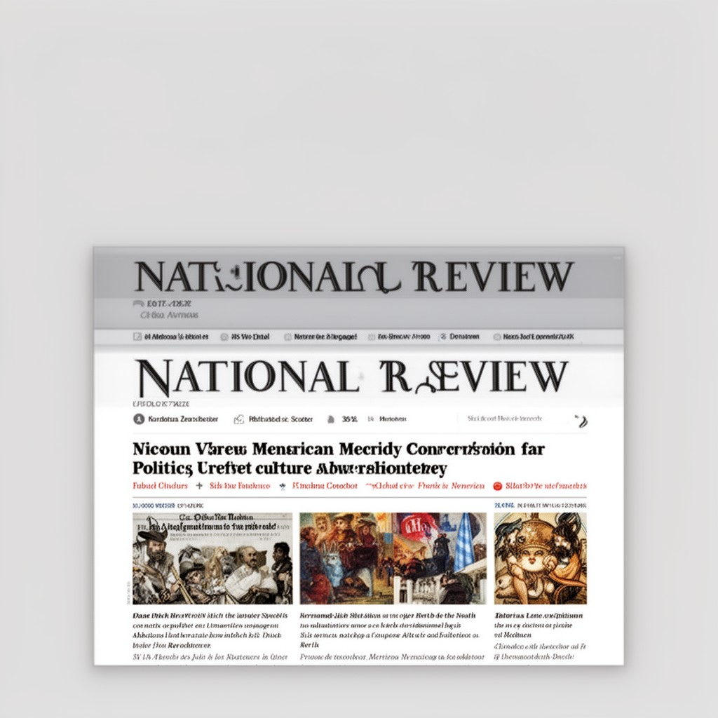 AI-generated illustration of National Review