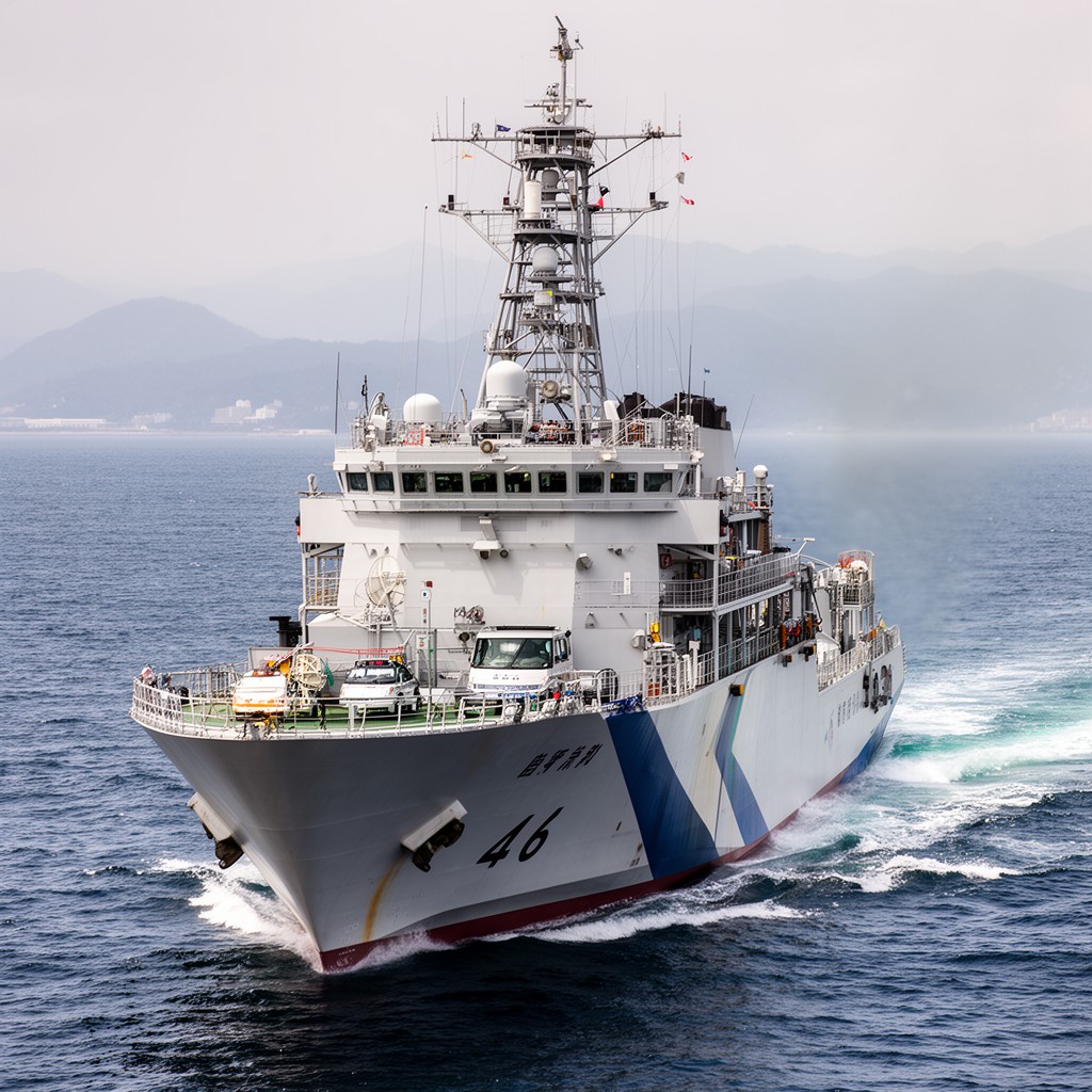AI-generated illustration of Japan Coast Guard