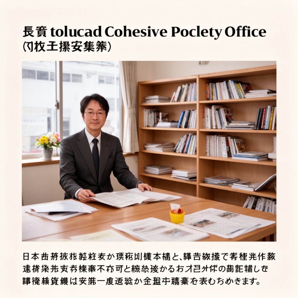 AI-generated illustration of Policy on Cohesive Society Office