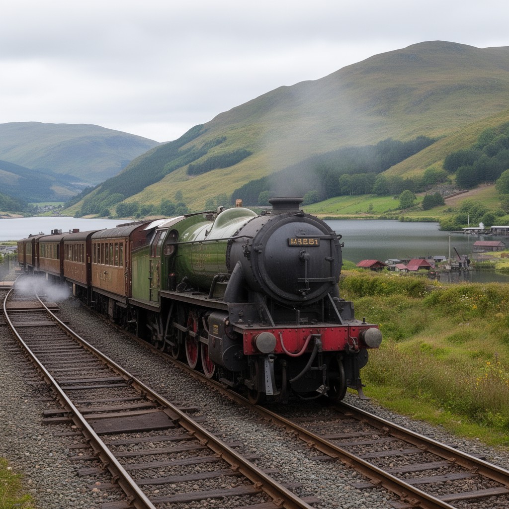 AI-generated illustration of Furness Railway