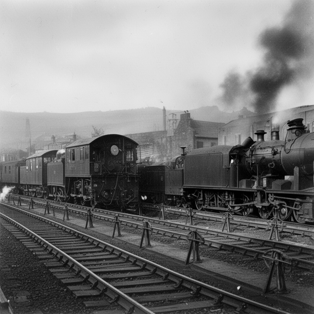 AI-generated illustration of Railways Act 1921