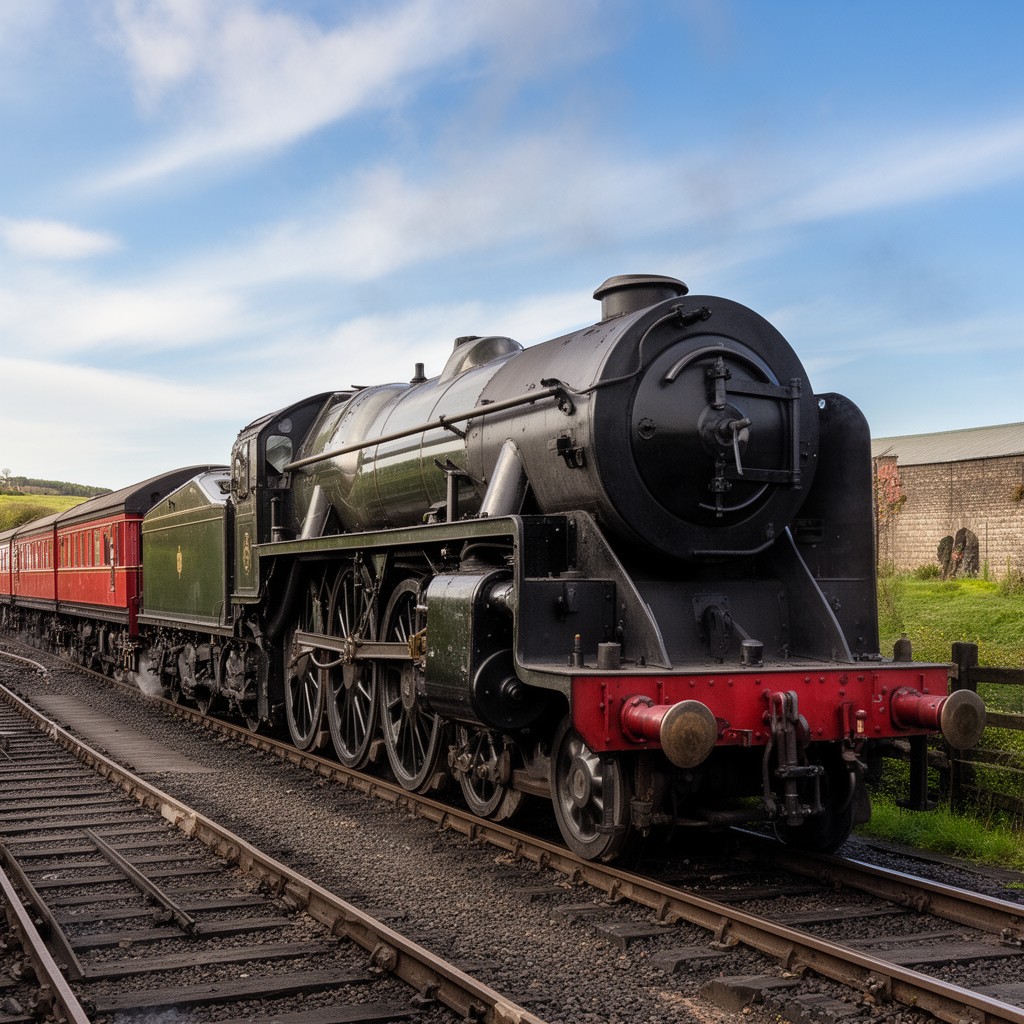 AI-generated illustration of LMS Princess Royal Class