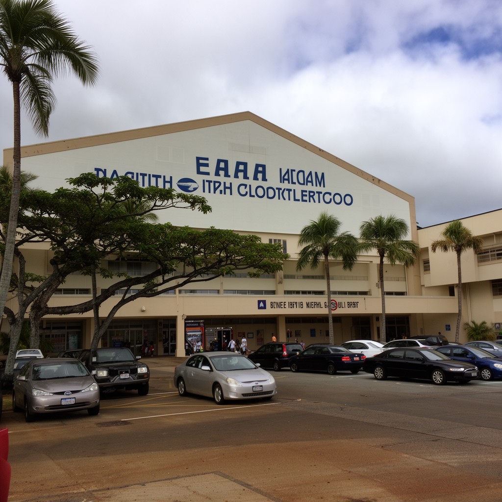 AI-generated illustration of Aiea High School