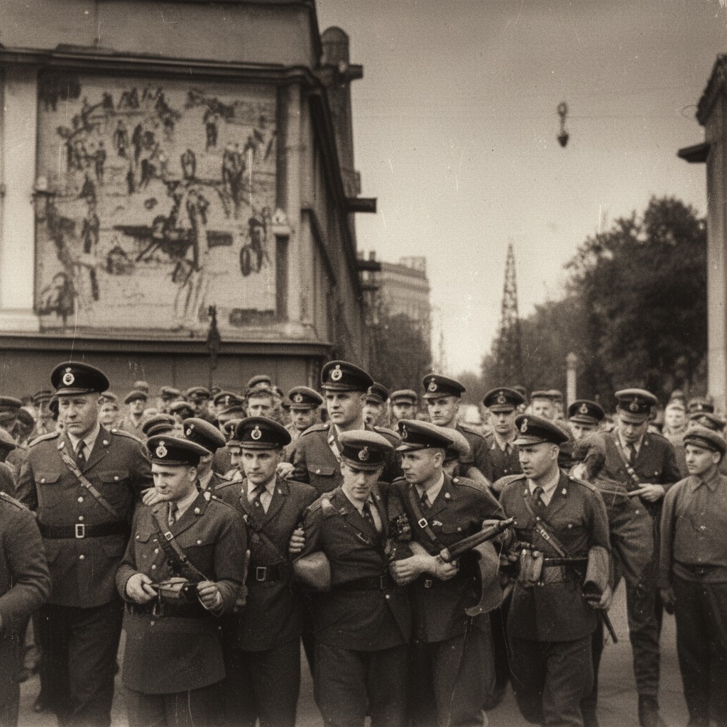 AI-generated illustration of People's Militia