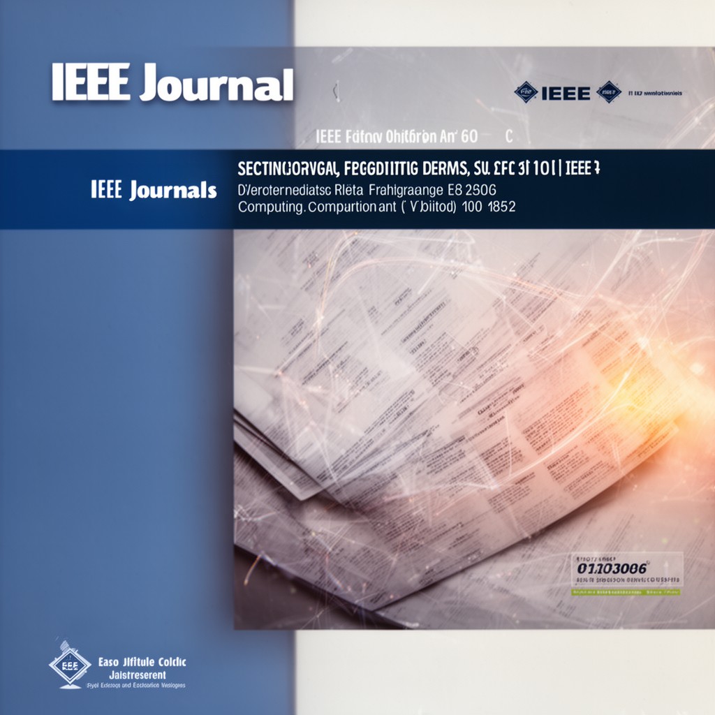 AI-generated illustration of IEEE journal