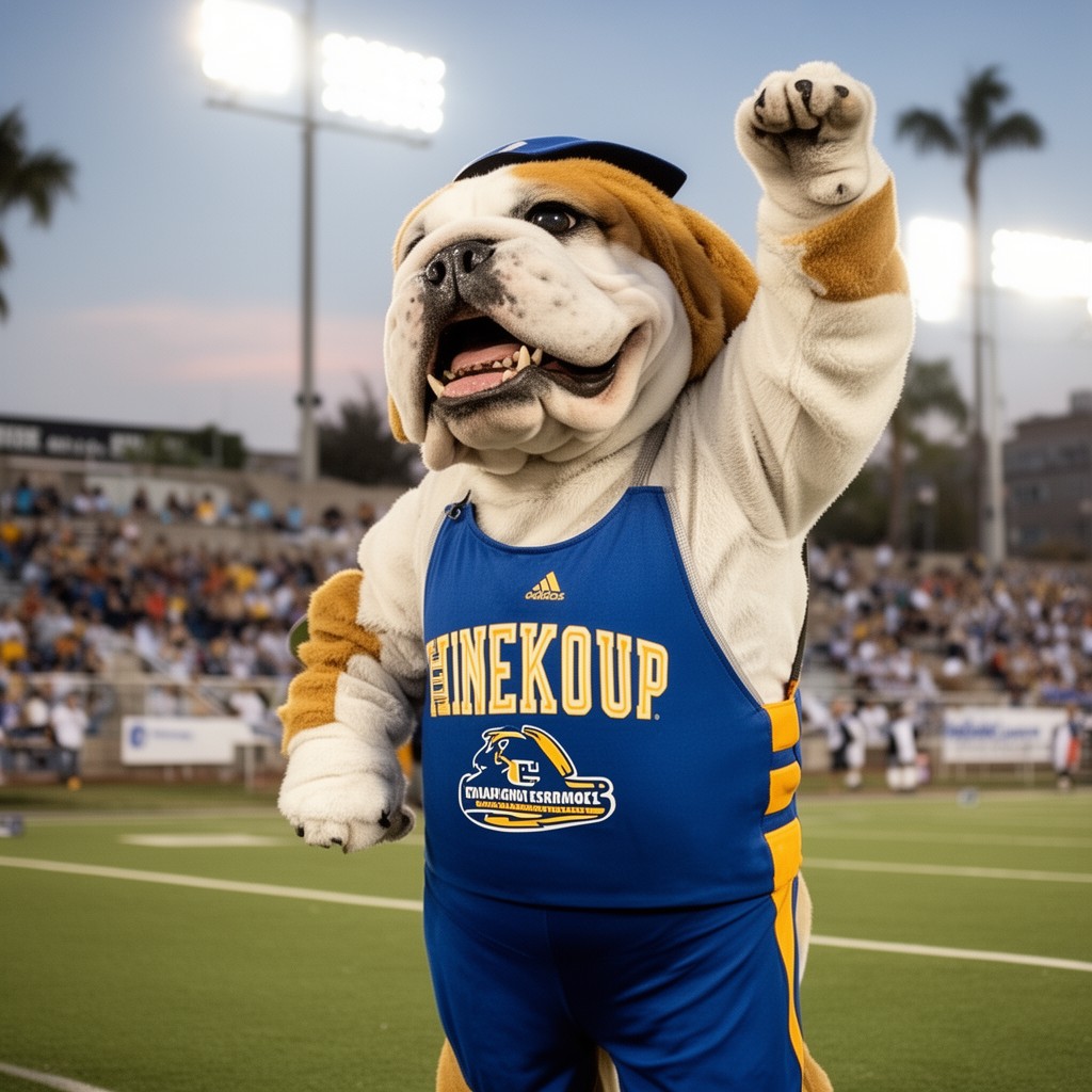 AI-generated illustration of Timeout the Bulldog