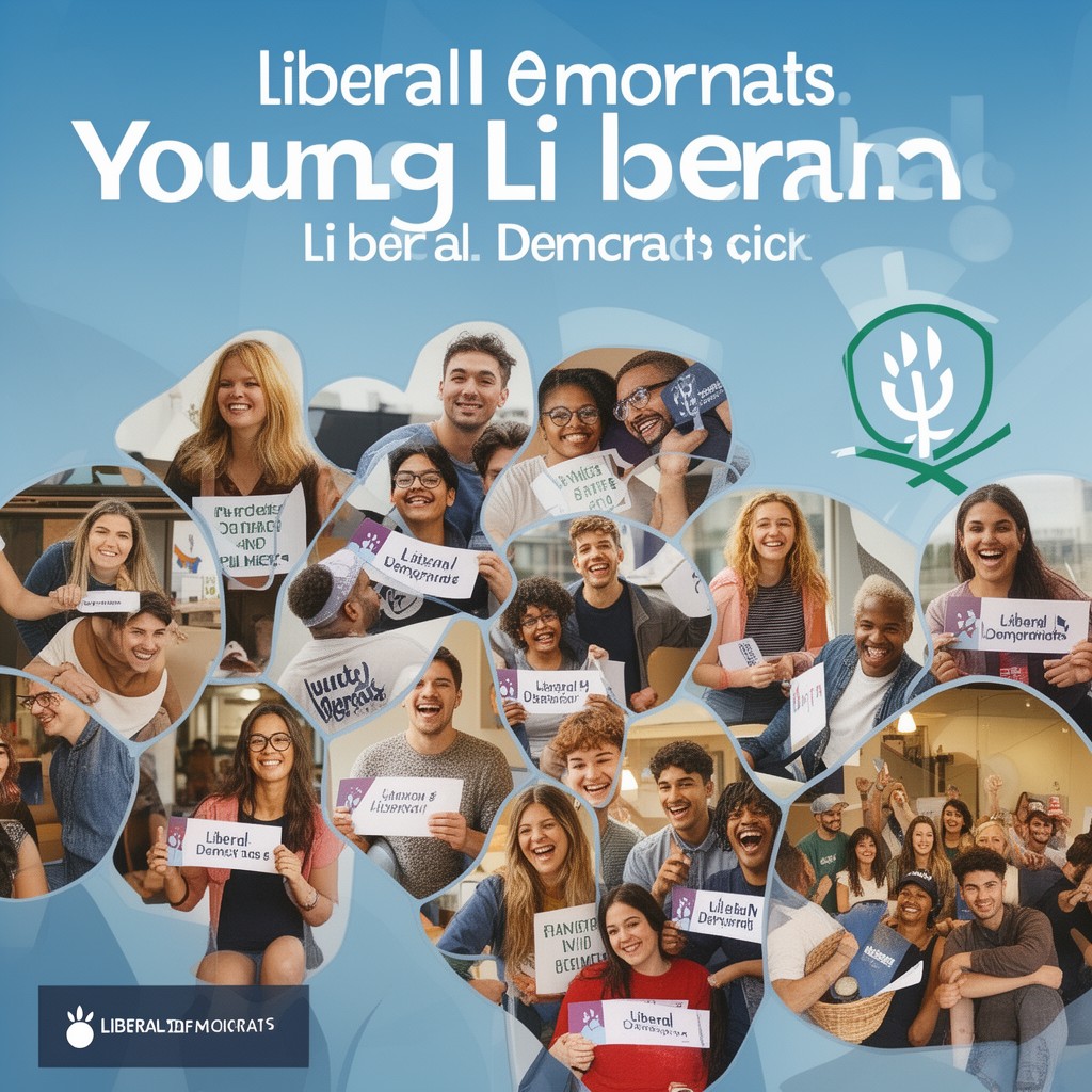 AI-generated illustration of Young Liberals