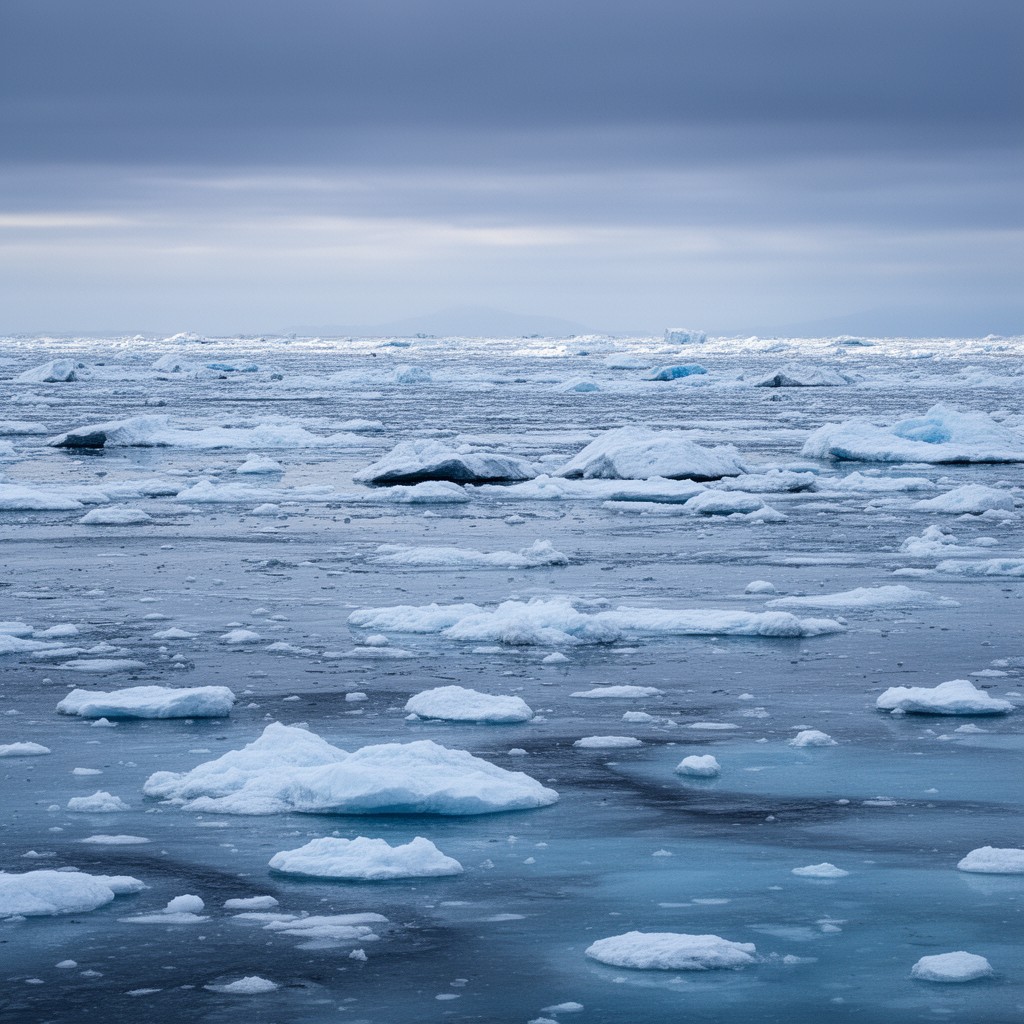 AI-generated illustration of Arctic Ocean