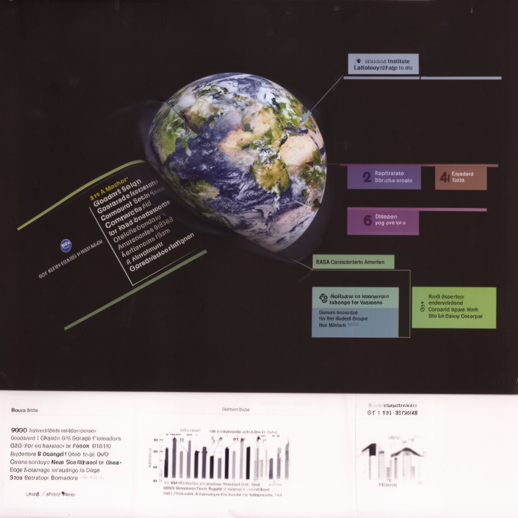 AI-generated illustration of Goddard Institute for Space Studies