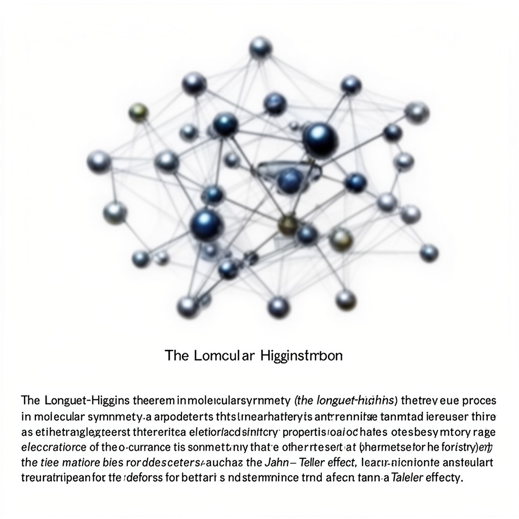 AI-generated illustration of Longuet-Higgins theorem in molecular symmetry