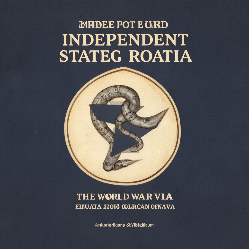 AI-generated illustration of Independent State of Croatia