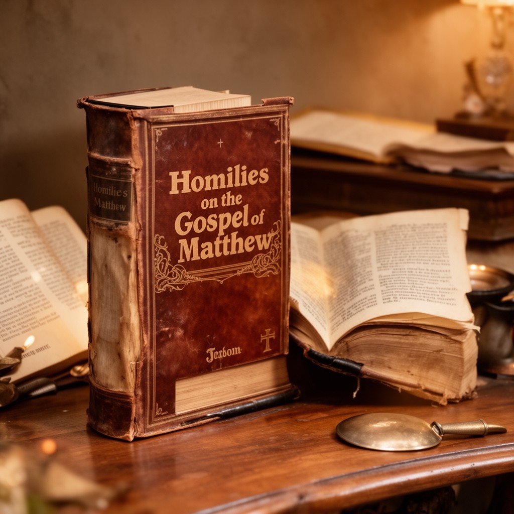 AI-generated illustration of Homilies on the Gospel of Matthew