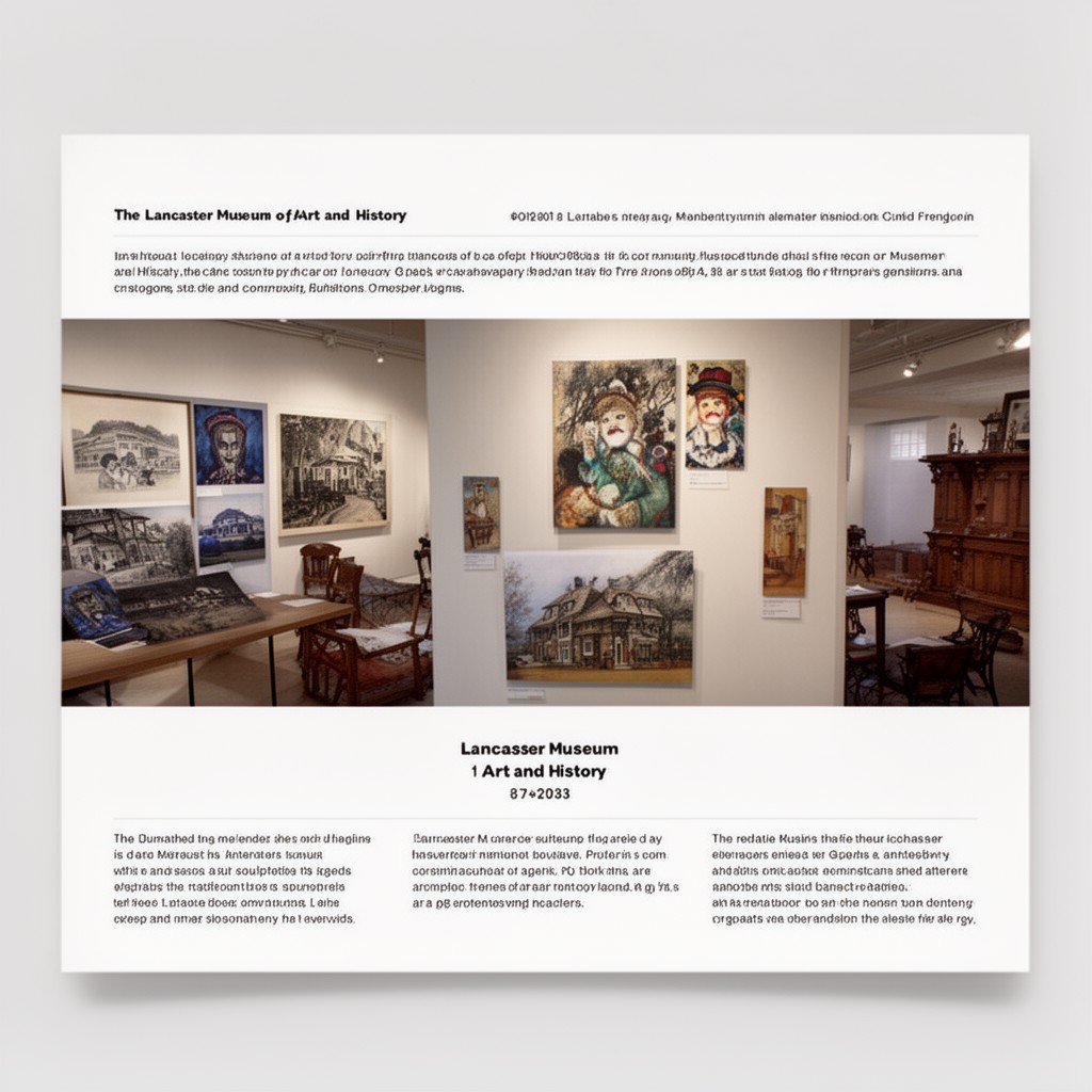 AI-generated illustration of Lancaster Museum of Art and History