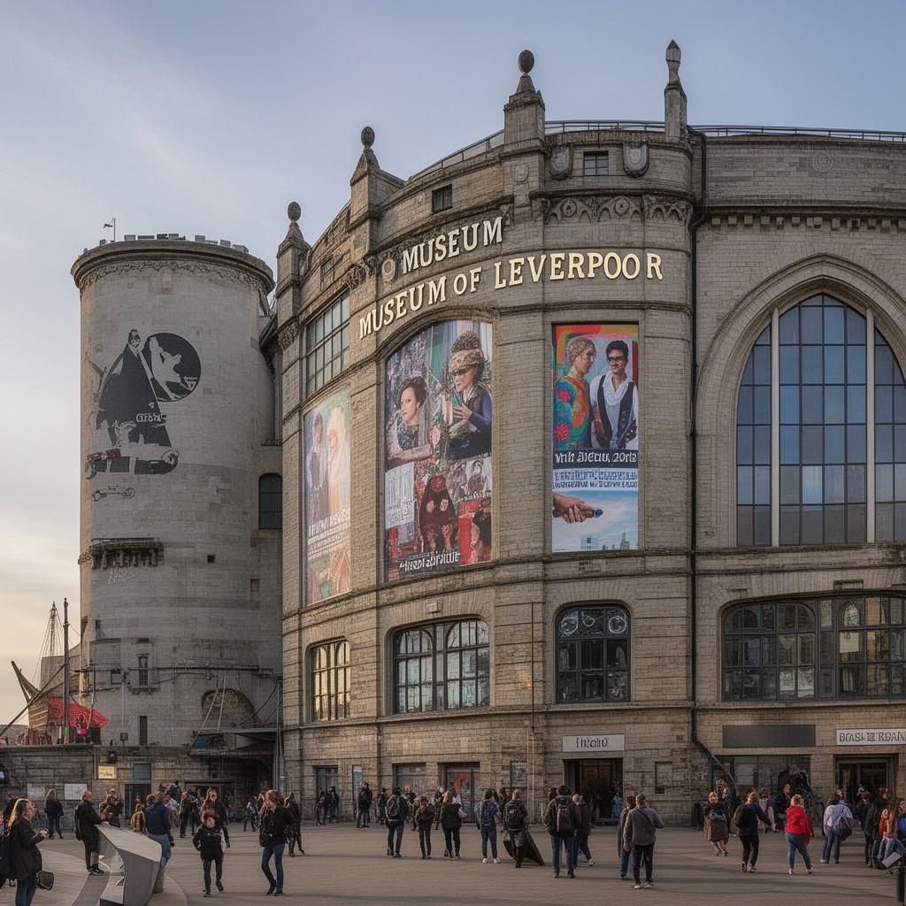 AI-generated illustration of Museum of Liverpool