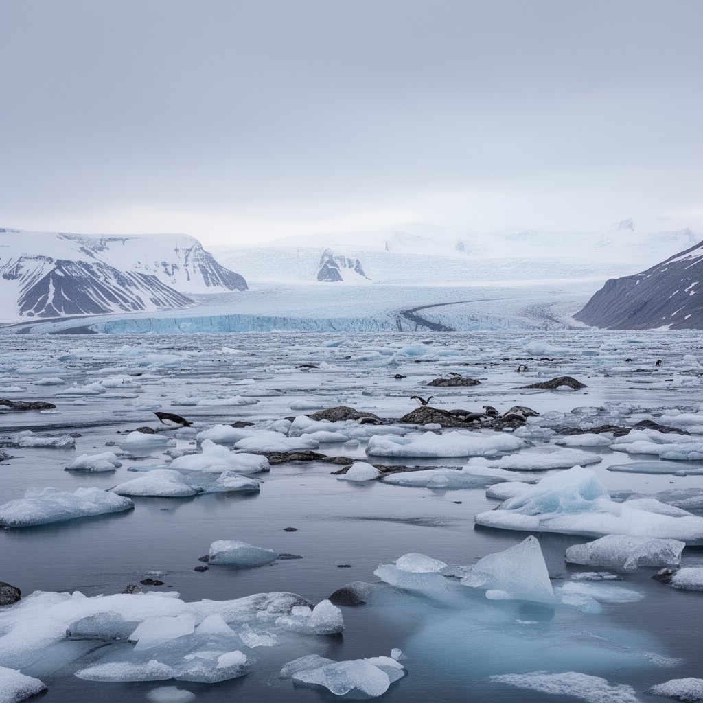 AI-generated illustration of Northeast Greenland National Park