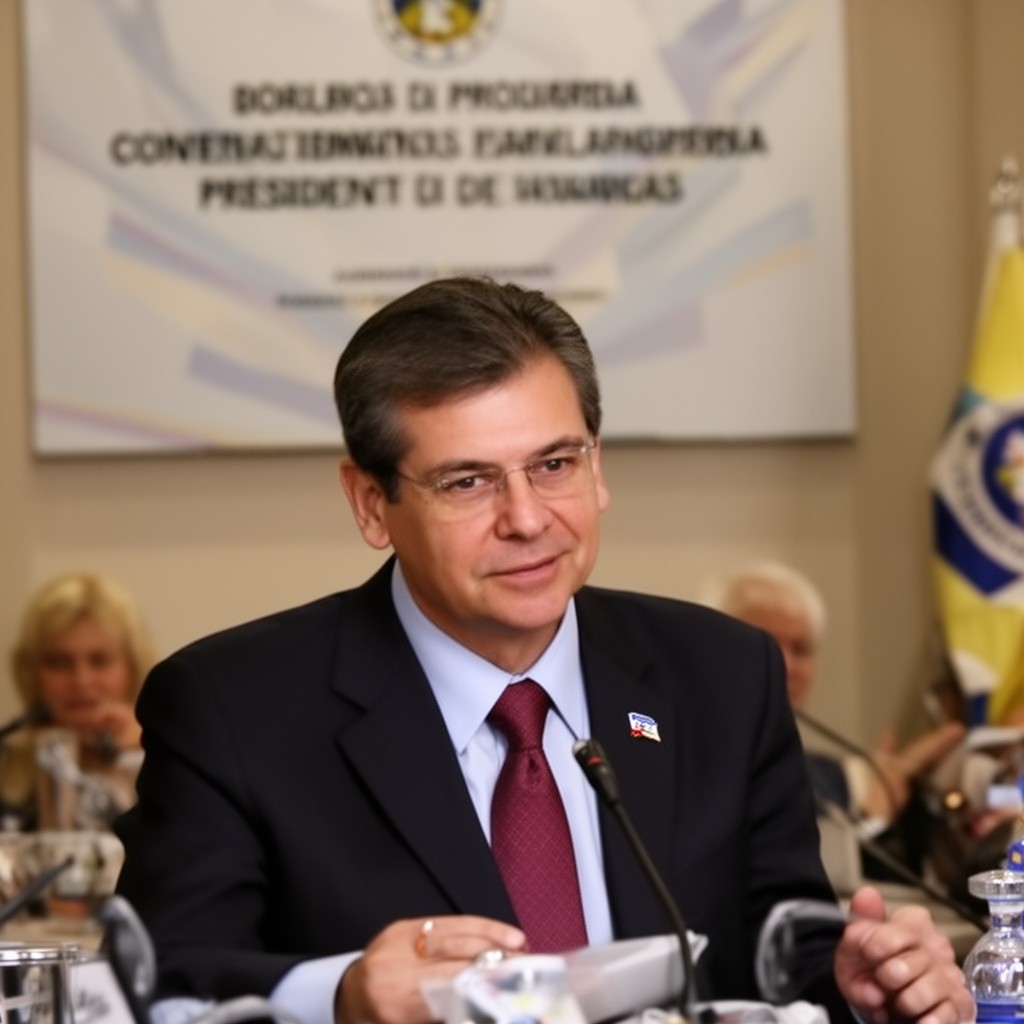 AI-generated illustration of President of Honduras