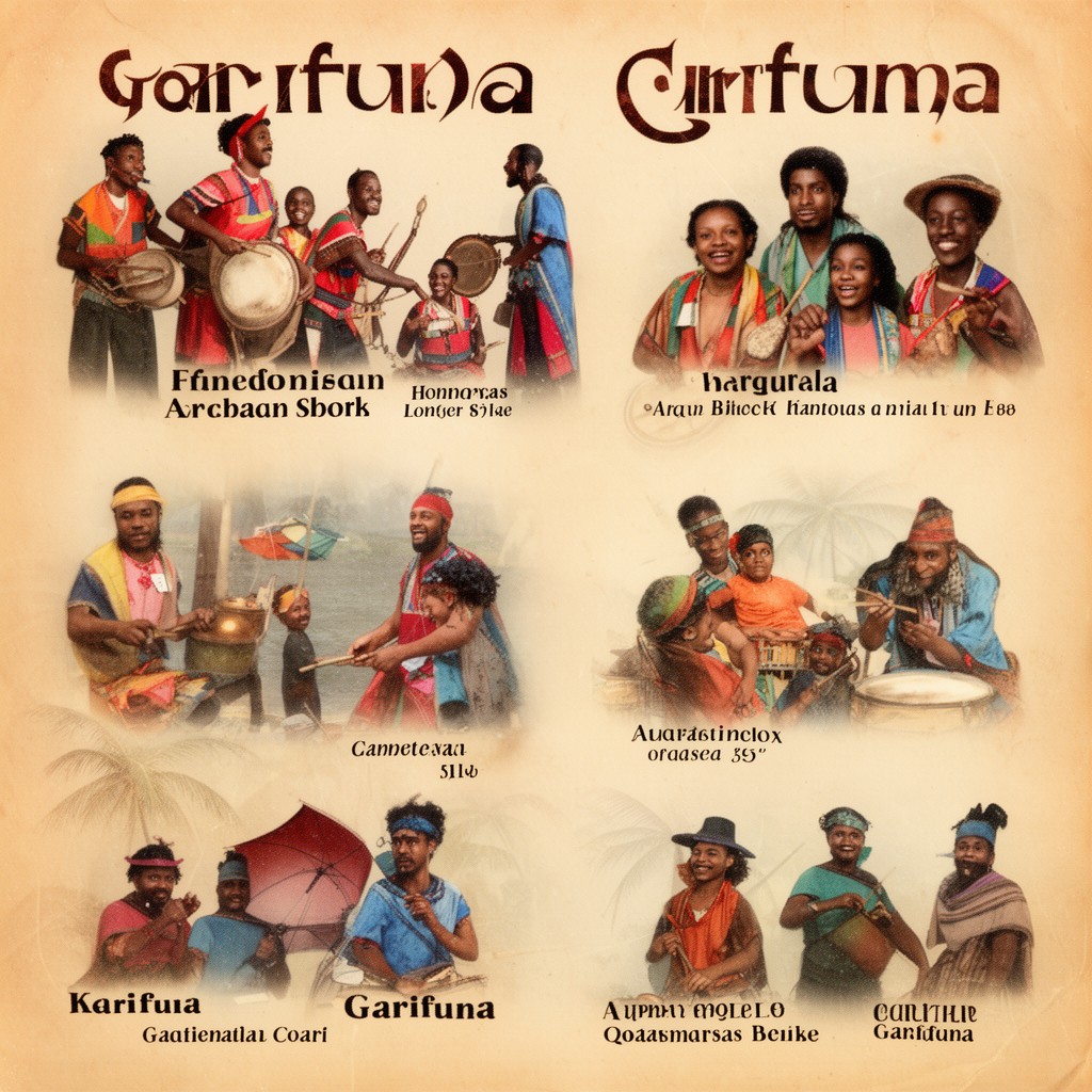 AI-generated illustration of Garifuna